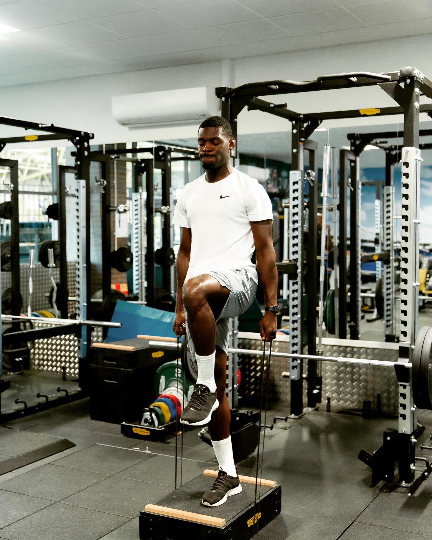 Elite athlete completing a sport-specific physical development session