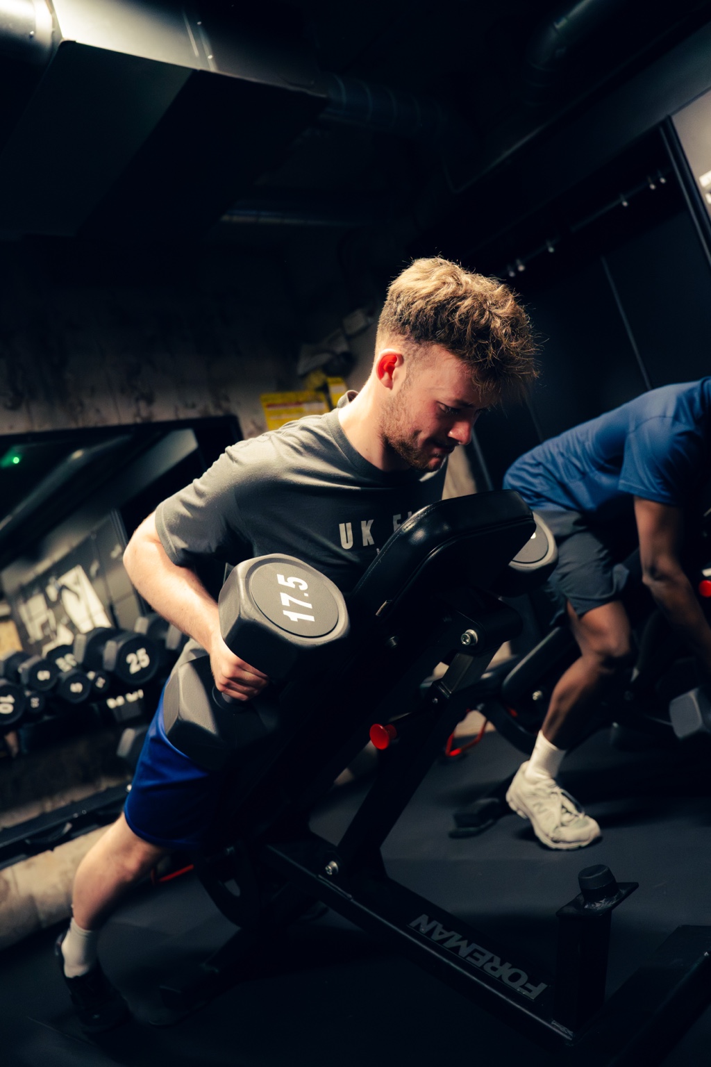 Athlete developing strength and power